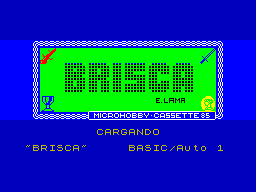 ZX GameBase Brisca MicroHobby 1985